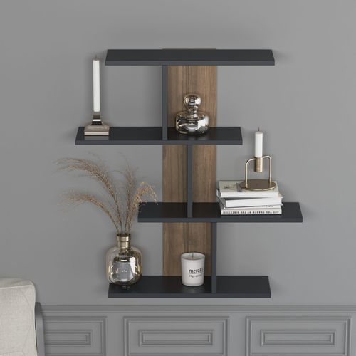 Karbon - Anthracite, Walnut Anthracite
Walnut Wall Shelf slika 1