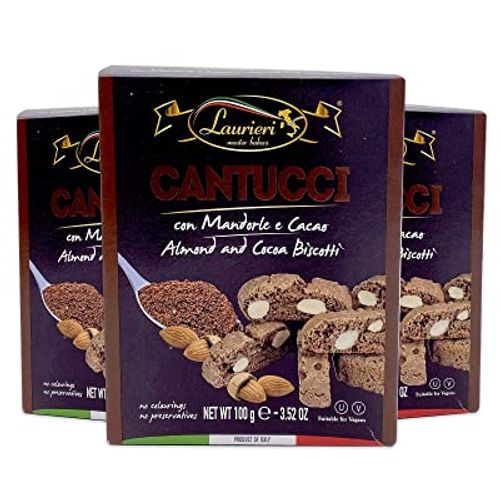 Laurieri Keks Cantucci Badem i Kakao 100g slika 1