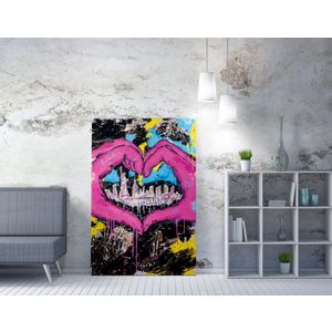 WY218 (70 x 100) Multicolor Decorative Canvas Painting