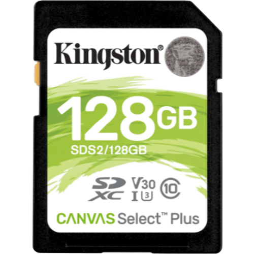 Kingston SDS2/128GB 128GB, SD Canvas Select Plus, 100MB/s read, 85MB/s write, UHS-I, U3, V30 slika 1
