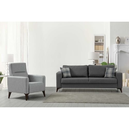 Kristal 3+1 - Dark Grey, Light Grey Dark Grey
Light Grey Sofa Set slika 1