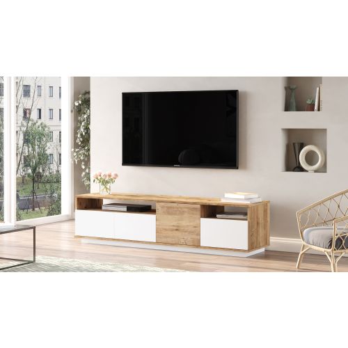 Hanah Home FR5 - AW Atlantic Pine Beli TV sto slika 3