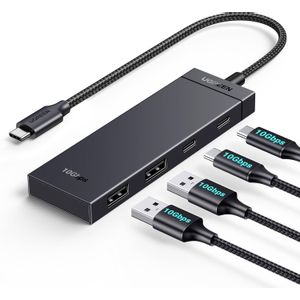 Ugreen USB-C Hub 10Gbps with 2x USB-C 3.2 and 2x USB 3.2