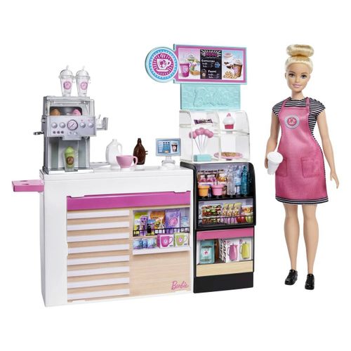 barbie coffee shop set 2024 slika 2