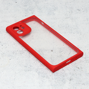 Maska Candy Frame za iPhone 12 6.1 crvena