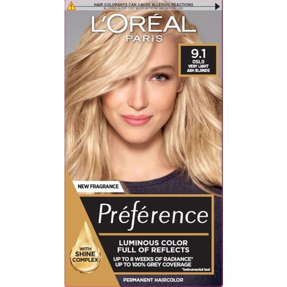 L'Oreal Paris Preference farba za kosu 9,1 Oslo Very Light Ash Blonde slika 1