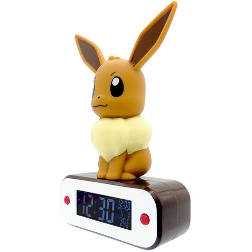 Pokemon Eevee lamp alarm clock slika 6