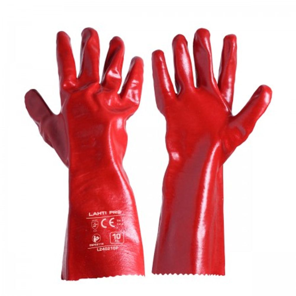 Lahti zaštitne rukavice PVC 12 pari, "10", CE,  L240210W slika 1