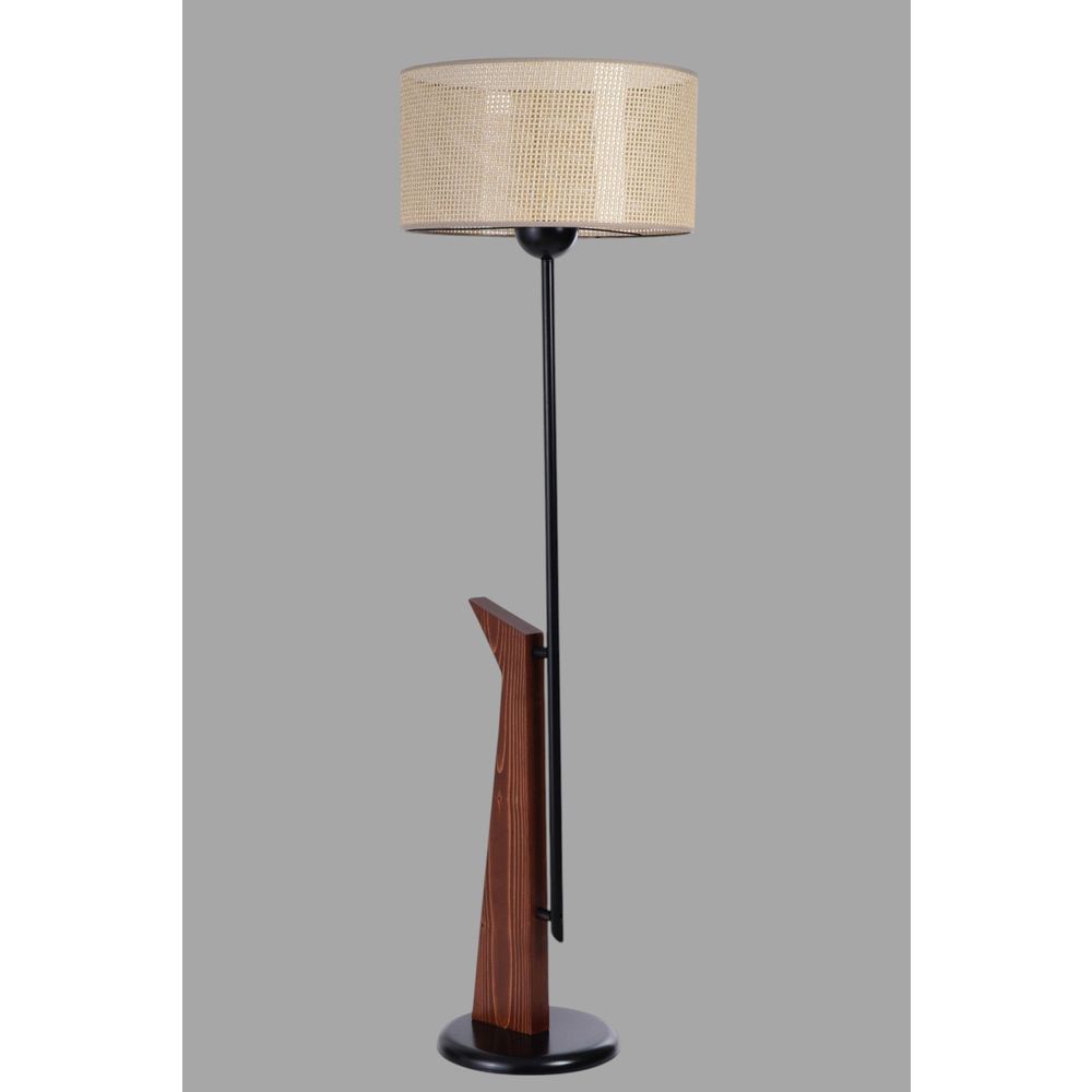 Opviq Podna lampa 739, bež, crna, orah slika 3