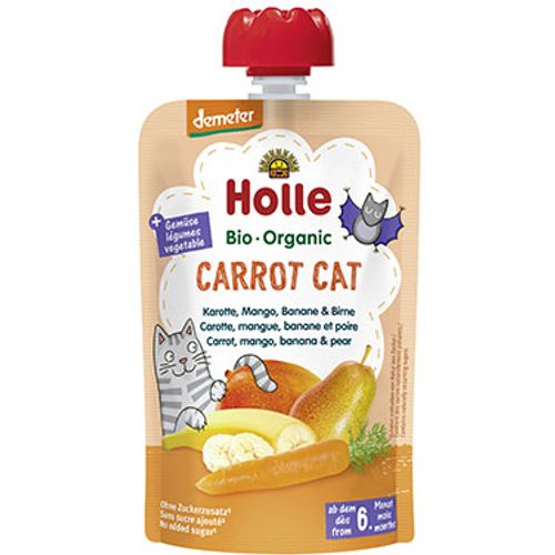 Holle Pire od mrkve, manga i banane "Carrot Cat"- Organski 100g  slika 1