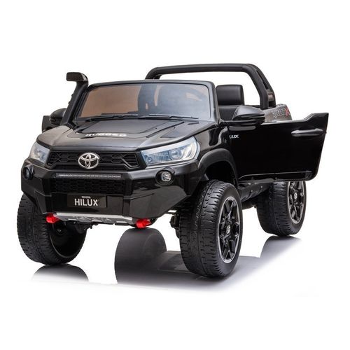 Licencirani auto na akumulator Toyota Hilux 4x4 - dvosjed - crni slika 6