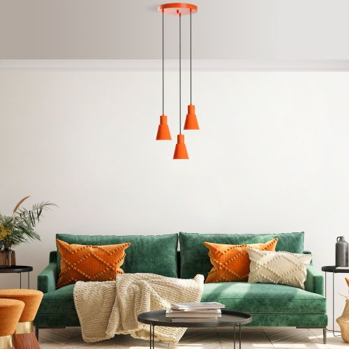 Konikkem - 6357 - 3 - Orange Orange Chandelier slika 3