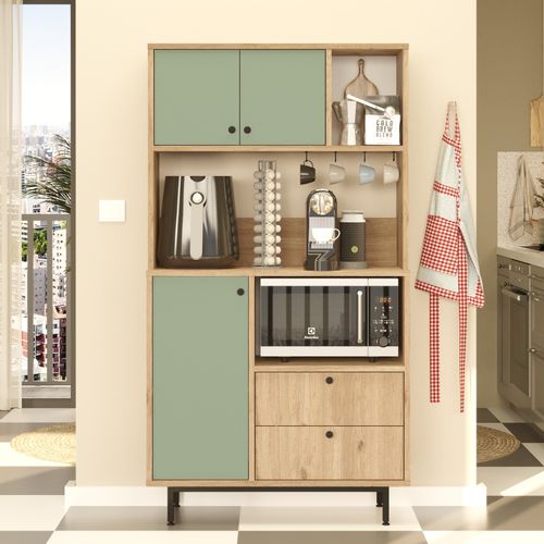 RE3-SY OakGreen Multi Purpose Cabinet slika 1