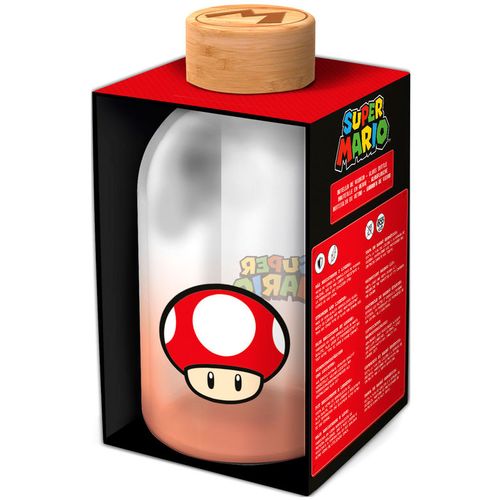 Nintendo Super Mario Bros glass bottle 620ml slika 1