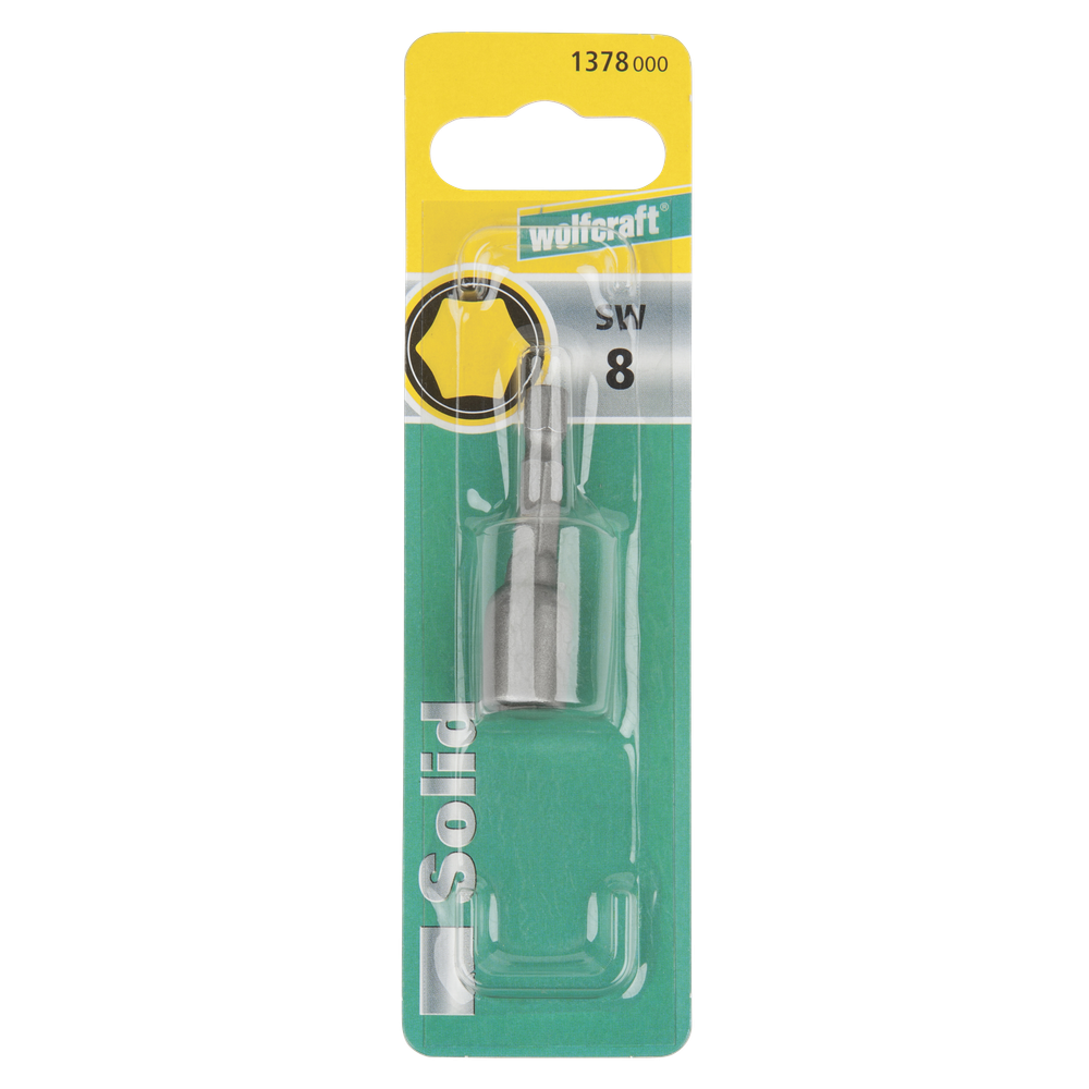Wolfcraft Bit Nastavak Ključ Nasadni 8 mm Magnetni - 1378000 slika 2
