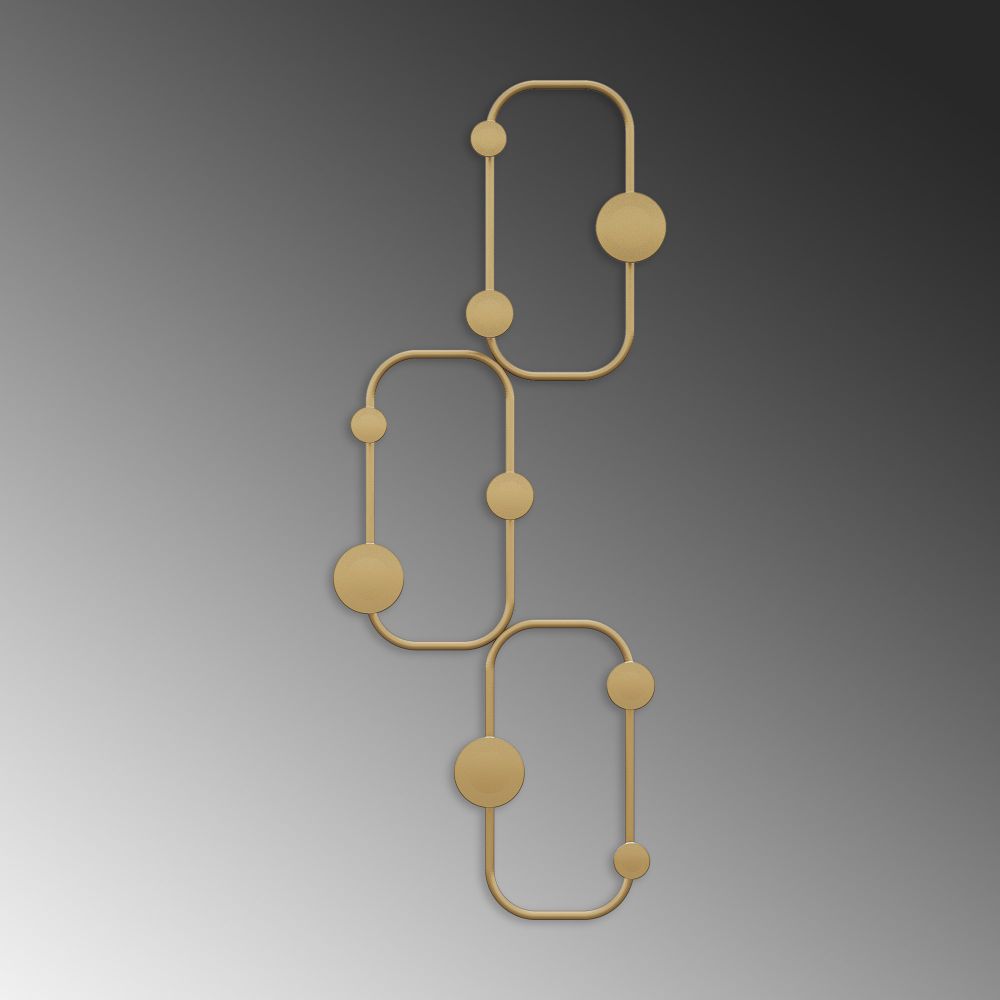 Metal wall hook Lizzard-A, colour: gold slika 5