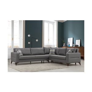 Kristal 3+Corner+2 - Dark Grey Dark Grey Corner Sofa-Bed