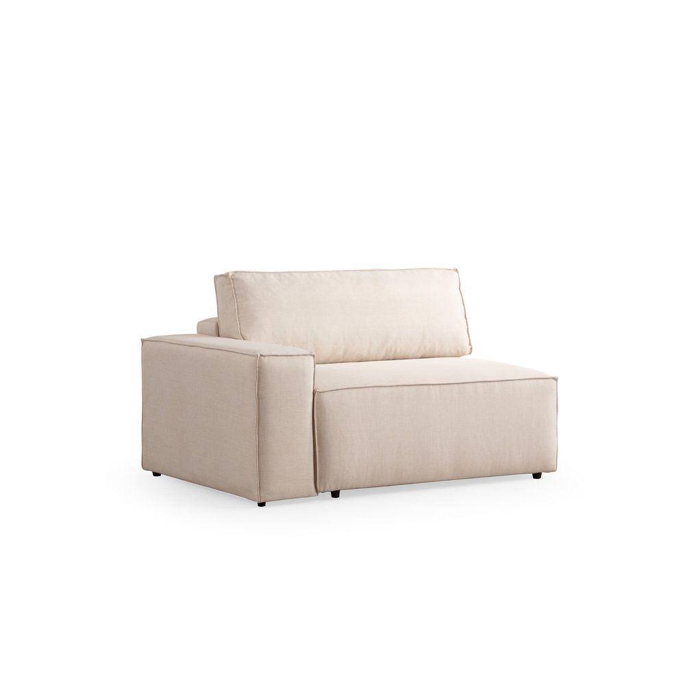 Pırlo Kutni Sofa na Razvlačenje - Ecru slika 10