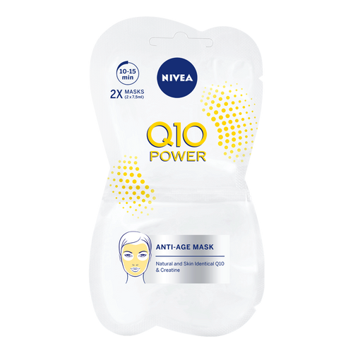 NIVEA Q10 Power maska za lice protiv bora 2x7.5ml slika 1