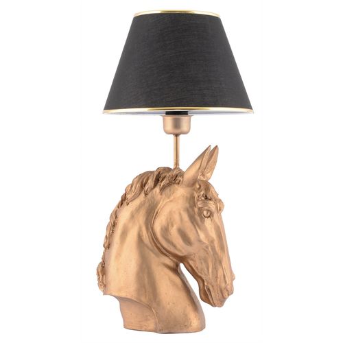 Opviq Stolna svjetiljka, Horse - Black, Gold slika 6