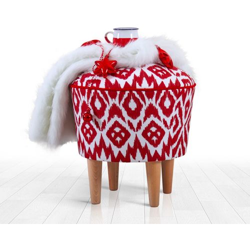 Cor - Red, White Red
White Pouffe slika 3