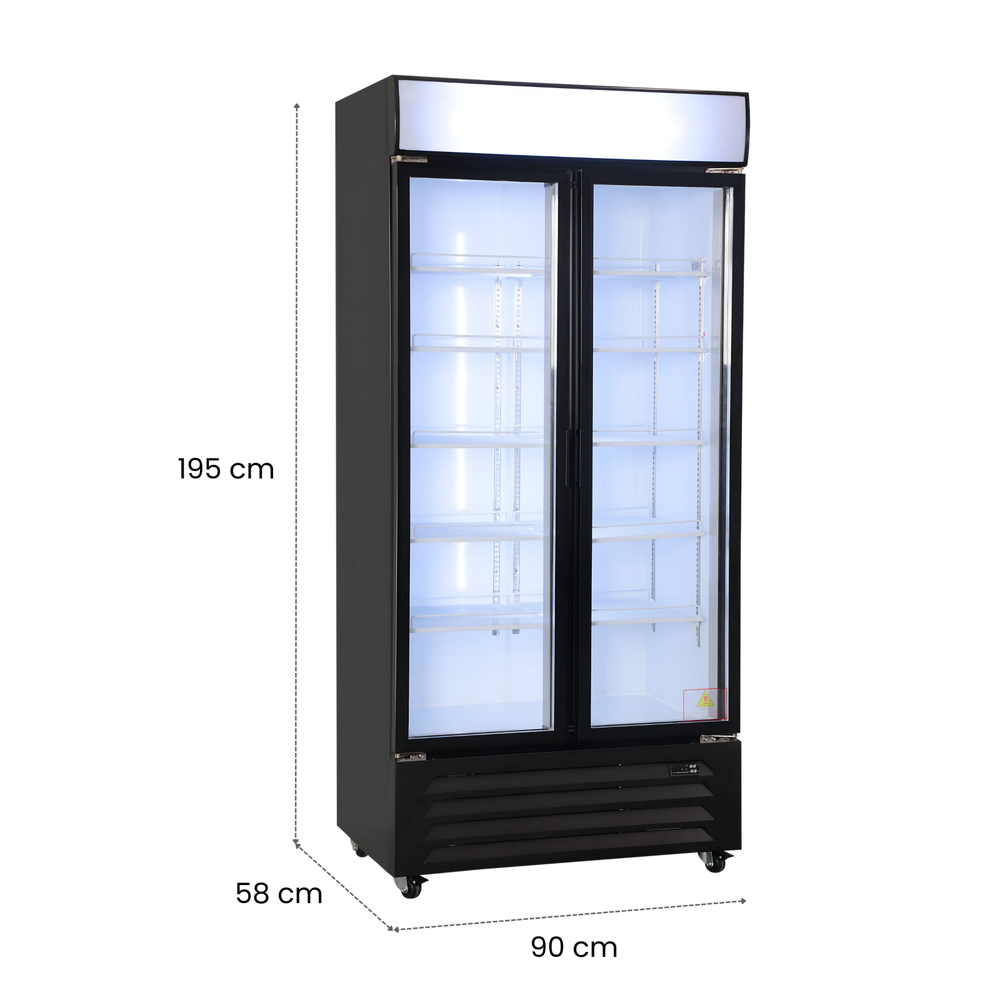 STARCREST SPS-2D590DC rashladna vitrina s dvostrukim vratima 590 L slika 2
