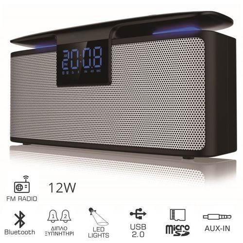 Akai digitalna budilica i Bluetooth zvučnik ABTS-M10 slika 3