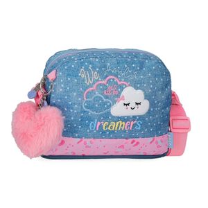 Enso Torba na rame 20.5 cm Dreamers 9695421, plavo-roze