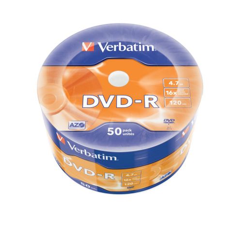 DVD-R Verbatim #43788 4,7GB 16x ww50 Matt Silver slika 1