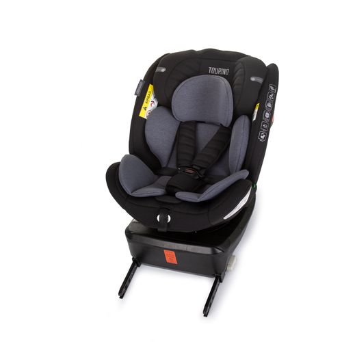 Chipolino autosjedalica I-SIZE 40-150 cm ISOFIX 360 "TOURINO" obsidian slika 10