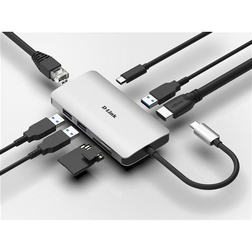 D-Link DLink Hub 8‑in‑1 USB‑C DUB-M810 slika 1