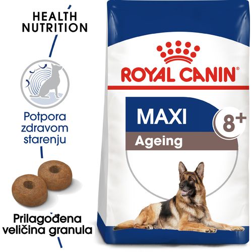 ROYAL CANIN SHN Maxi Ageing 8+, Potpuna hrana za pse starije od 8 godina velikih pasmina (od 26 do 44 kg), 15 kg slika 5