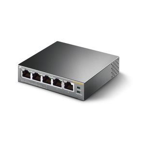 Switch TP-LINK TL-SG1005P Gigabit 5x RJ45 10 100 1000Mbps 4x PoE 56W PoE metalno kuciste