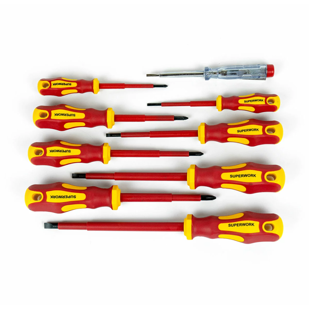 WEBER set VDE odvijača u PVC kovčegu, 9 komada  slika 3