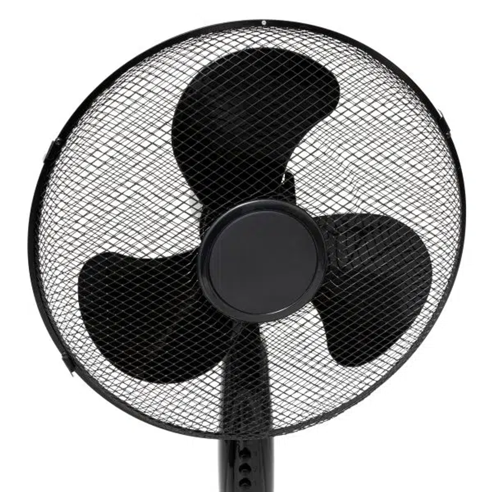 NEKA Samostojeći ventilator 125 cm crni – čelik/PP slika 2