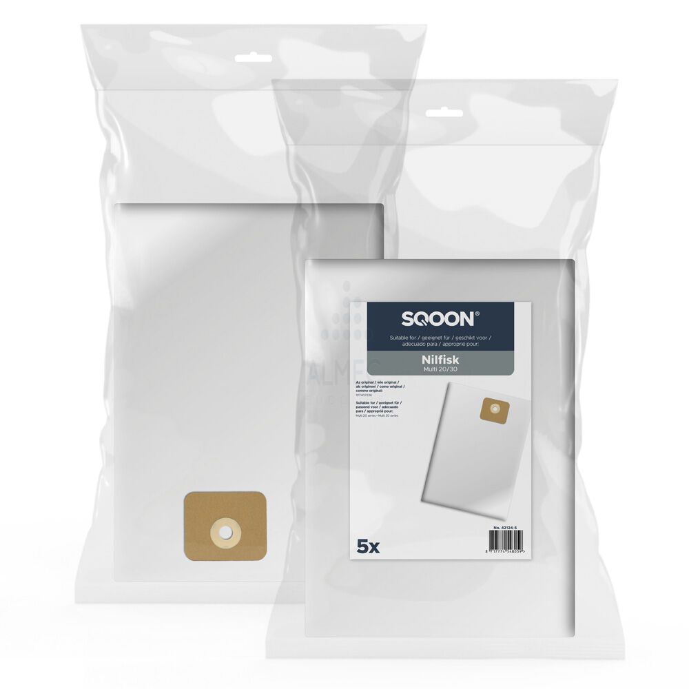 Sintetičke vrećice za Nilfisk Multi 20 / Multi 30 Inox (Sqoon 42124-5) slika 1