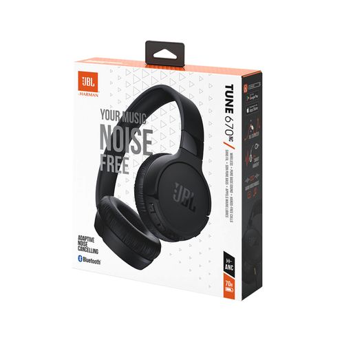 JBL Tune 670NC Bežične Bluetooth Slušalice Preko Uha, Crne slika 10