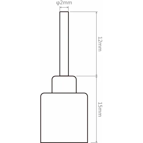 TOOLCRAFT TPS-800SN1 usisna mlaznica Veličina vrha 2 mm Duljina vrha 27 mm Content 1 St. slika 4