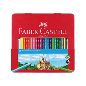 Drvene bojice Faber Castell Vitez 1/24 metalna kutija 115824