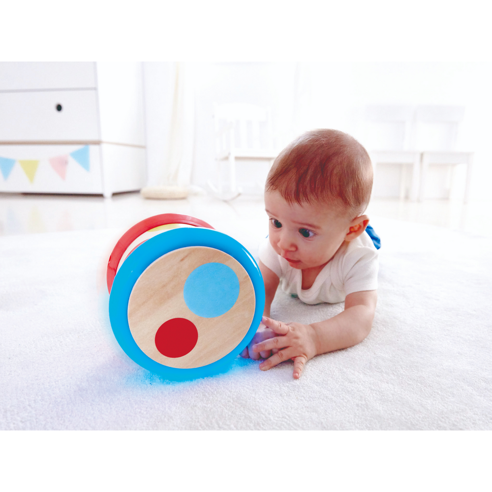 Hape Drveni bubanj Baby Drum E0333B  slika 4