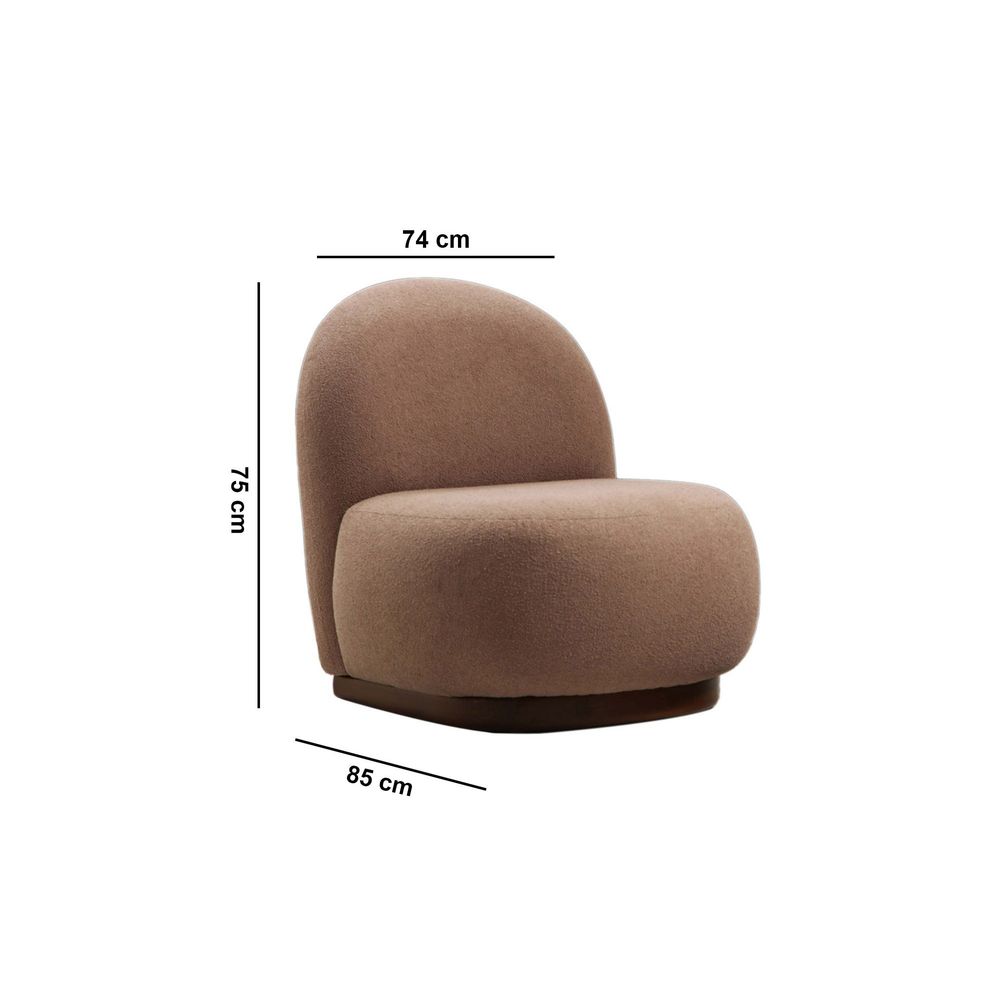Tina - Fotelja Cappuccino Wing Chair slika 8