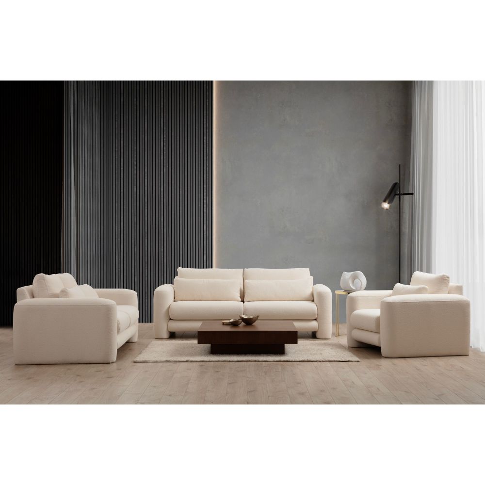 Lily Cream - Dvosjed Sofa sa 2 Jastučića slika 2
