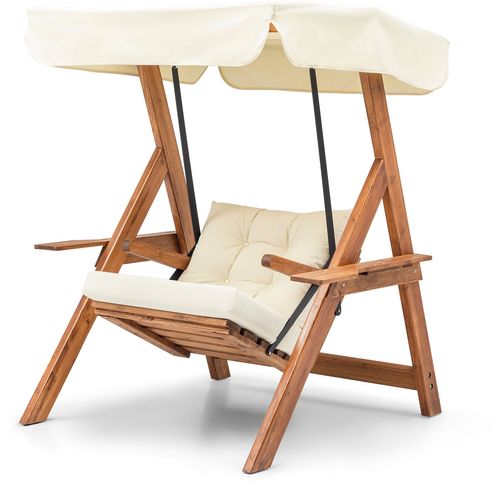 Floriane Garden Vrtna stolica za ljuljanje, krema boja, Galata Swing S1 - Cream slika 2