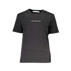 CALVIN KLEIN WOMEN'S SHORT SLEEVE T-SHIRT BLACK