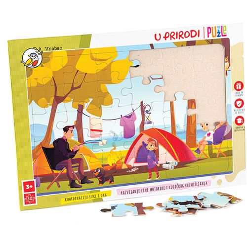 VRABAC PLAYGROUNDS, puzzle Fun 30, U prirodi slika 2