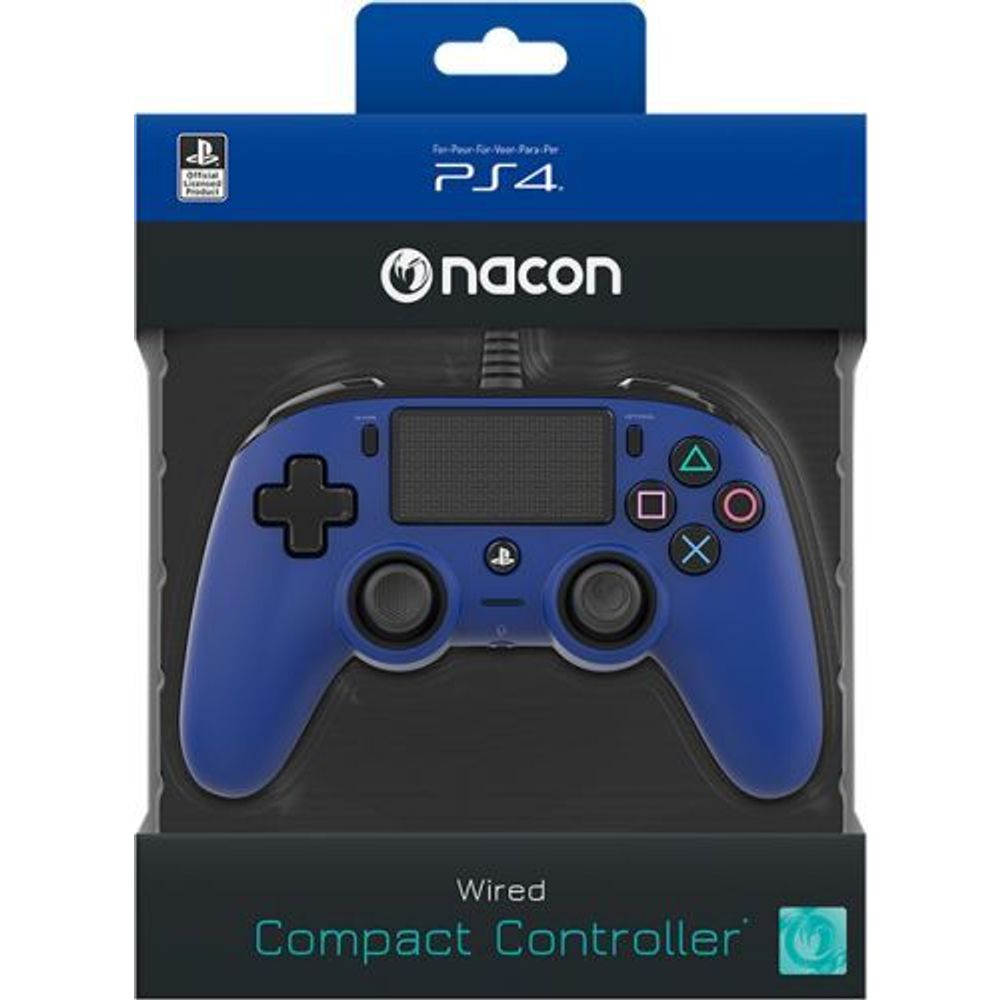 Bigben Wired Nacon Controller PS4 3m kabel (PC compatible) plavi slika 8