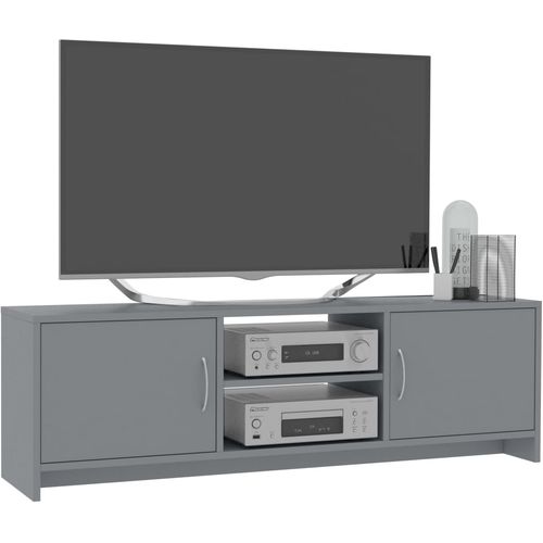 TV ormarić od iverice sivi 120 x 30 x 37,5 cm slika 3