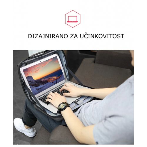 Tigernu torba za laptop T-L5150, 13.1", smeđa slika 8