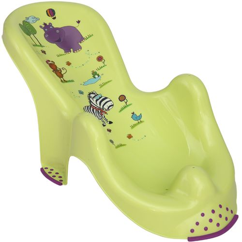 LORELLI BATH PAD Anatomska Sjedalica za Kupanje Bebe Hippo Green slika 1