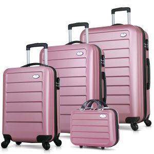 Set Kofera u Roze Zlatnoj Boji (4 Komada)